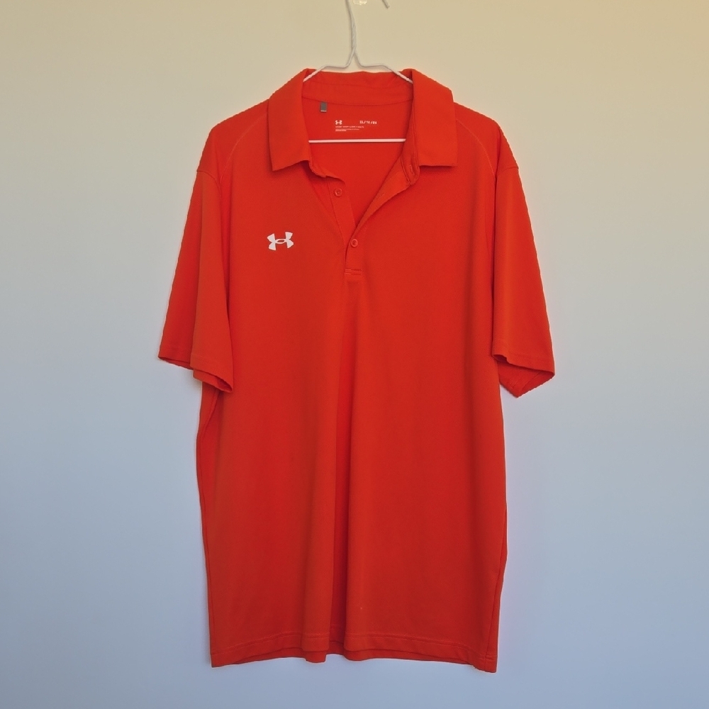 Under Armour Men's Red Polo Shirt
